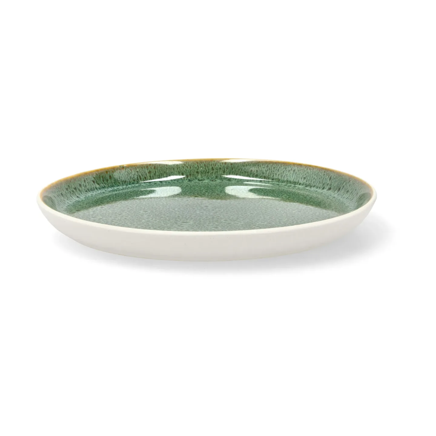 Bitz Bitz Teller gastro Ø 21cm Weiß-Grün