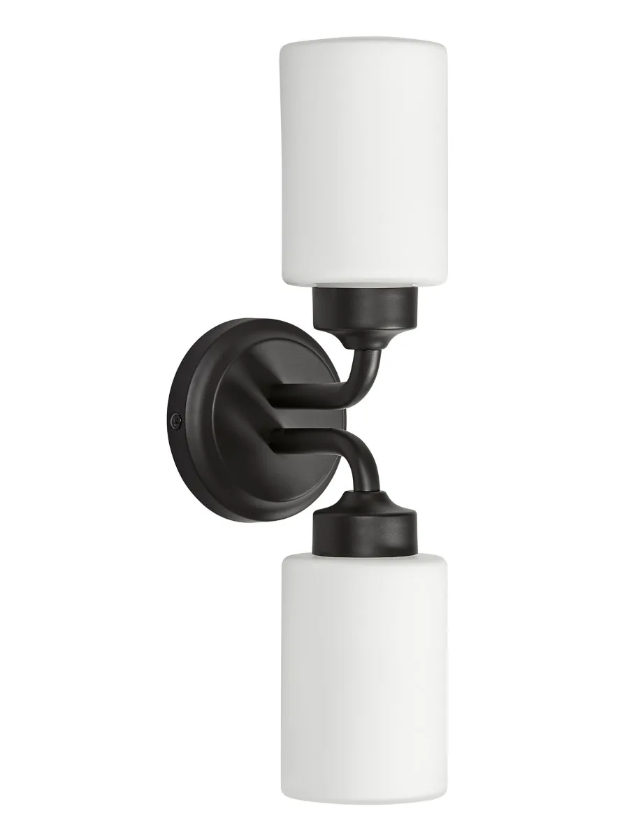 Armaturhantverk - Boda 36cm - Badrumslampa - Svart