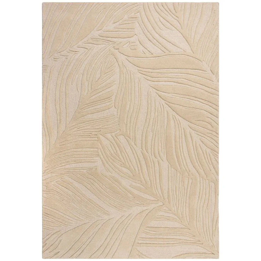 Teppich Onil Natur Blumenmuster Wolle 230 x 160 cm