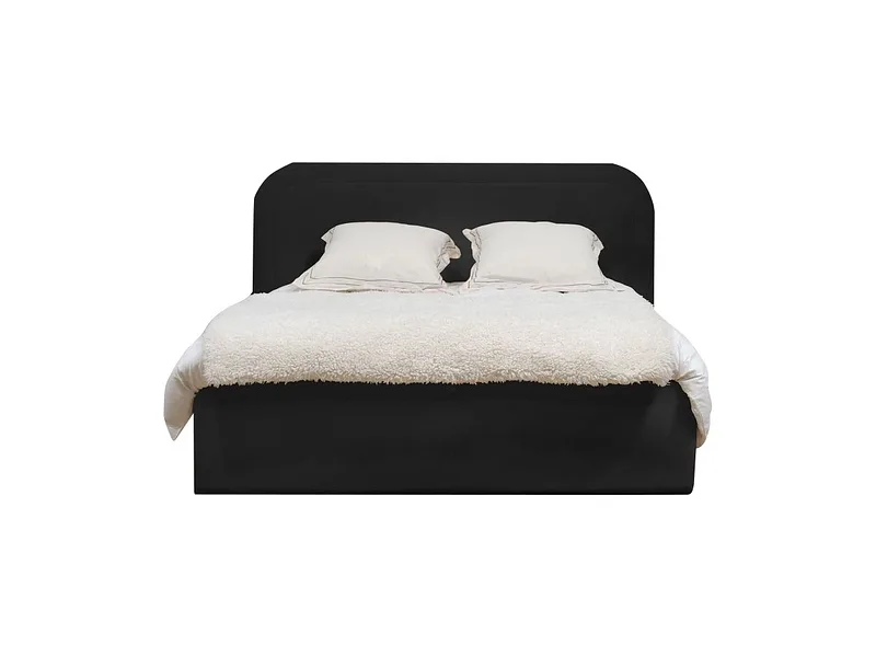 Kastenbett BOBOCHIC CASSIOPEE 160x200cm samt dunkelgrau
