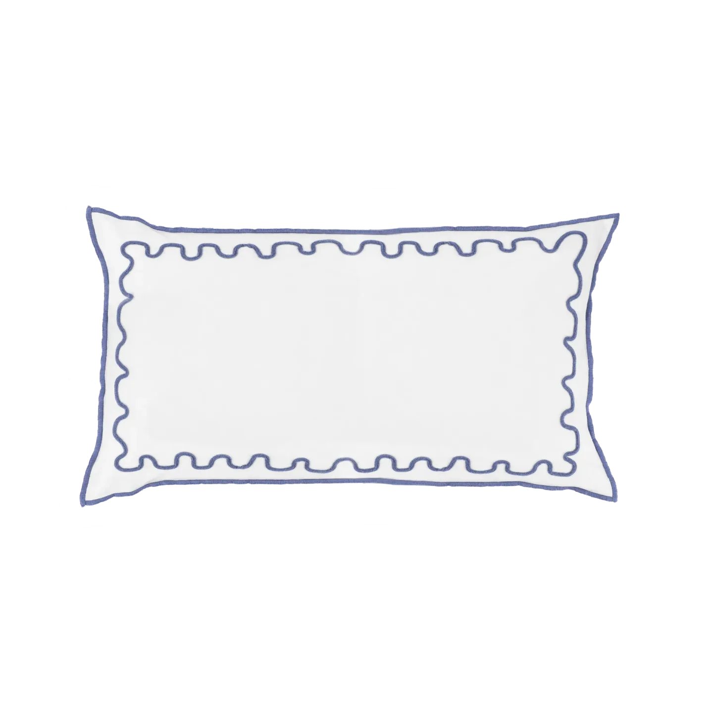 Mille Notti Cecina Kissenbezug Blau, 40x80 cm