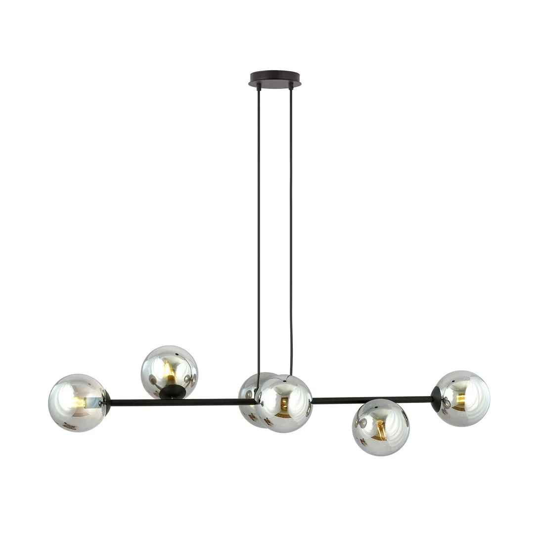 Emibig Lighting - Rossi 110cm - Taklampa - Rökfärgad