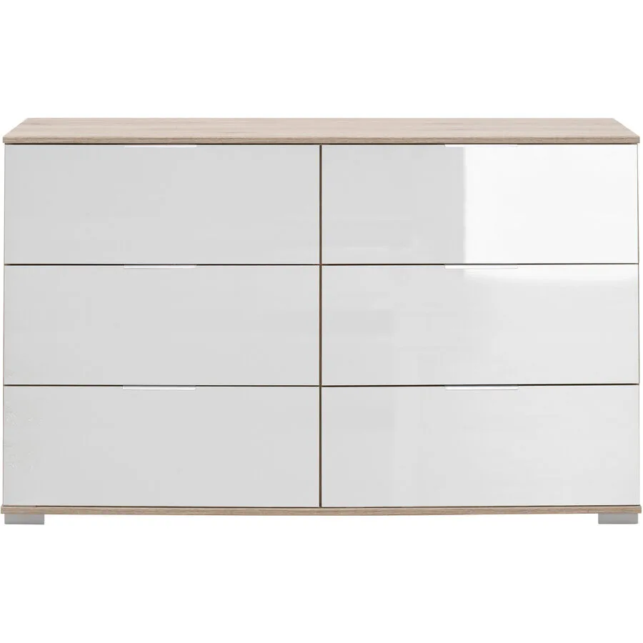 Kommode Peyton C weiss Holzwerkstoff B 130 H 83 cm