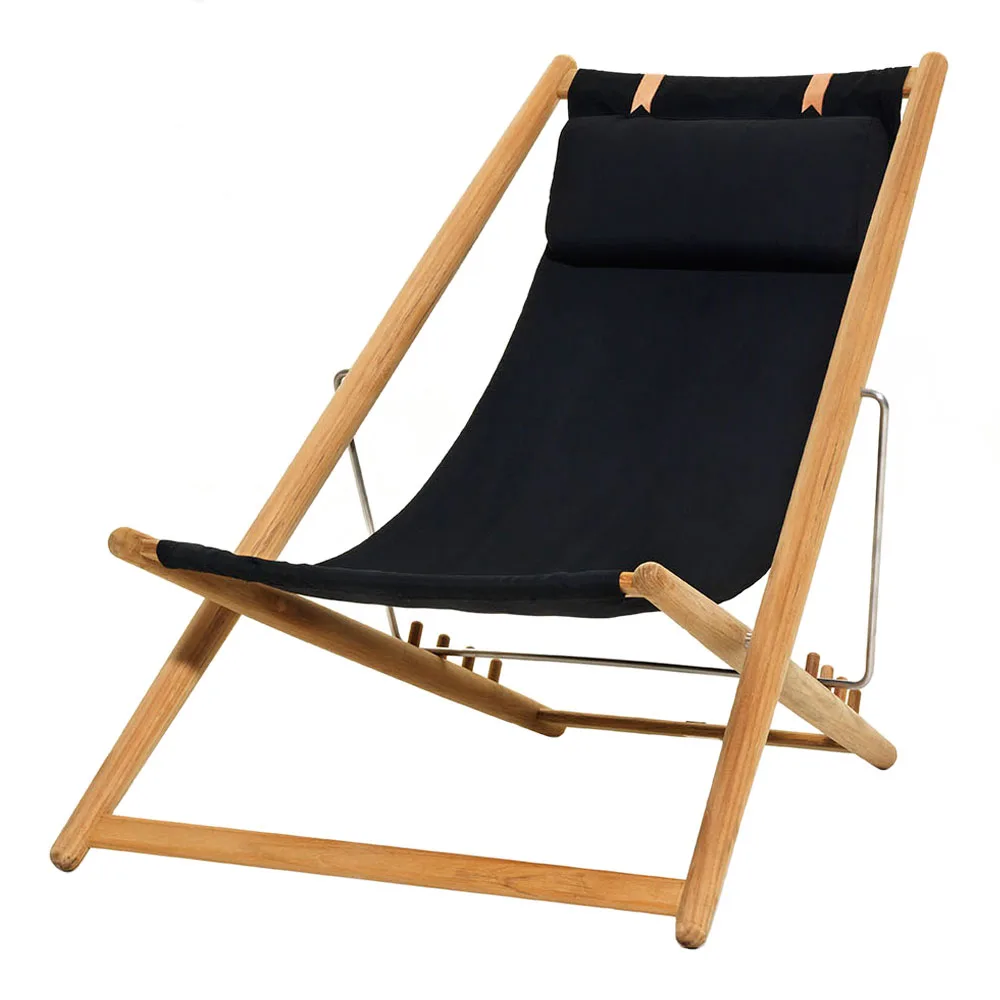 Skargaarden - H55 Sunbrella Black - Solstolar - Björn Hultén - Trä
