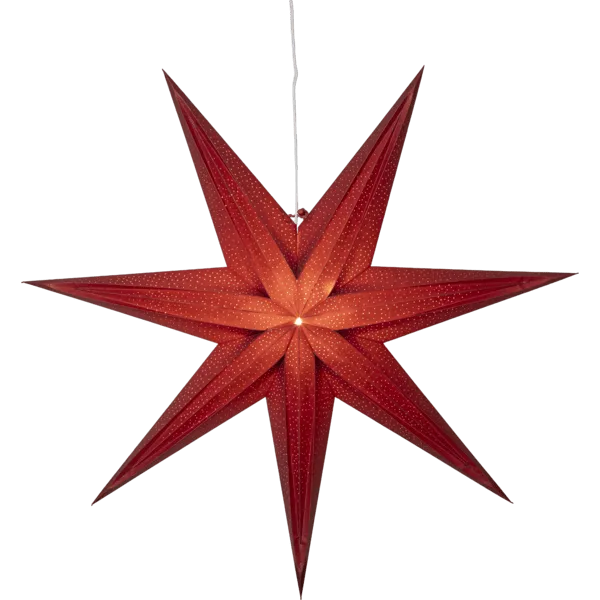 Star Trading - Holly Ø75 - Adventsstjärna - Röd