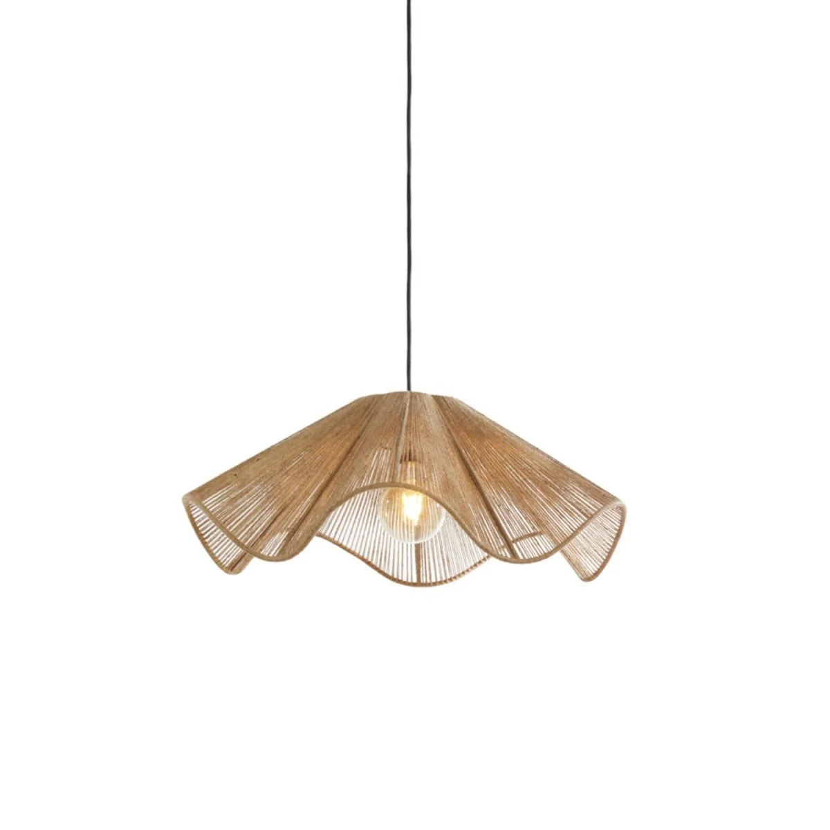 Light & Living - Fodara Ø60 - Taklampa - Natur