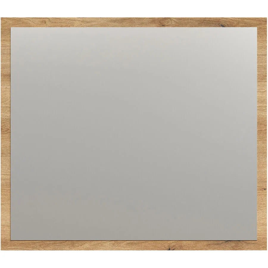 Wandspiegel Kayleigh Eiche Nachbildung Holzwerkstoff B 80 H 70 cm