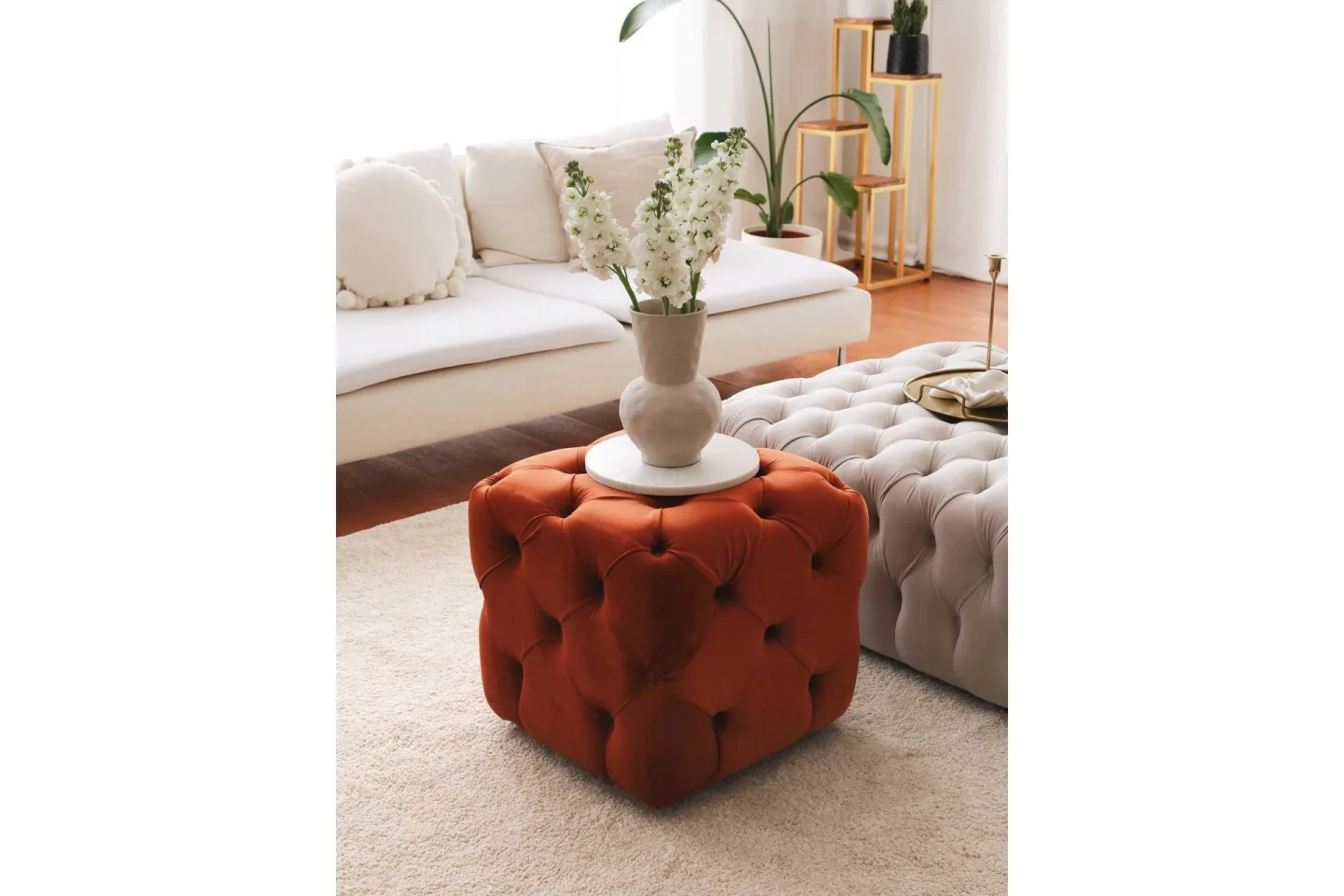 Naman Sittpuff 48 cm - Brun