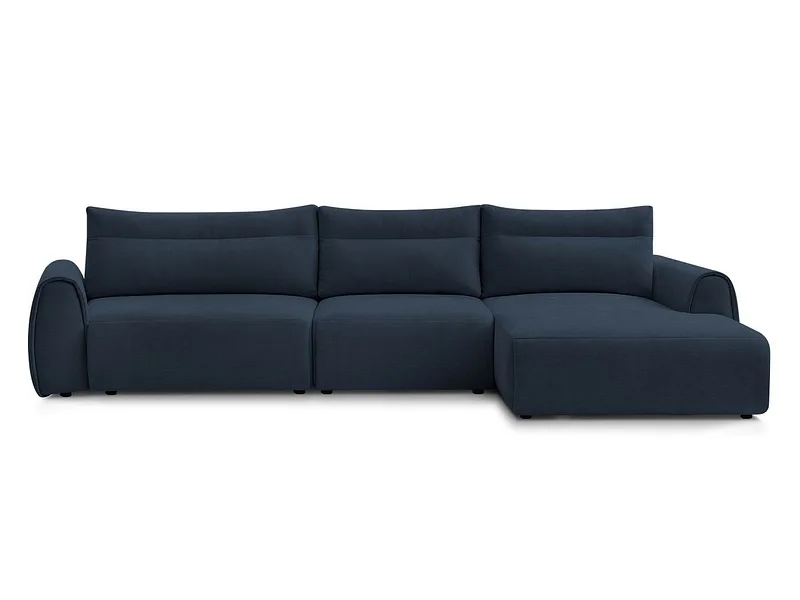 Ecksofa BOBOCHIC ADEN Stoff dunkelblau