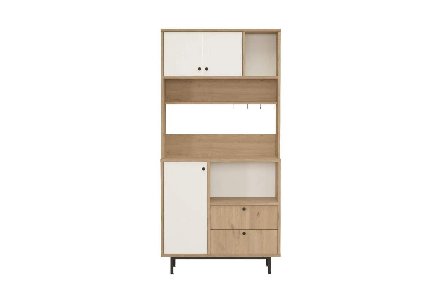 Donae Highboard - Ek/Vit
