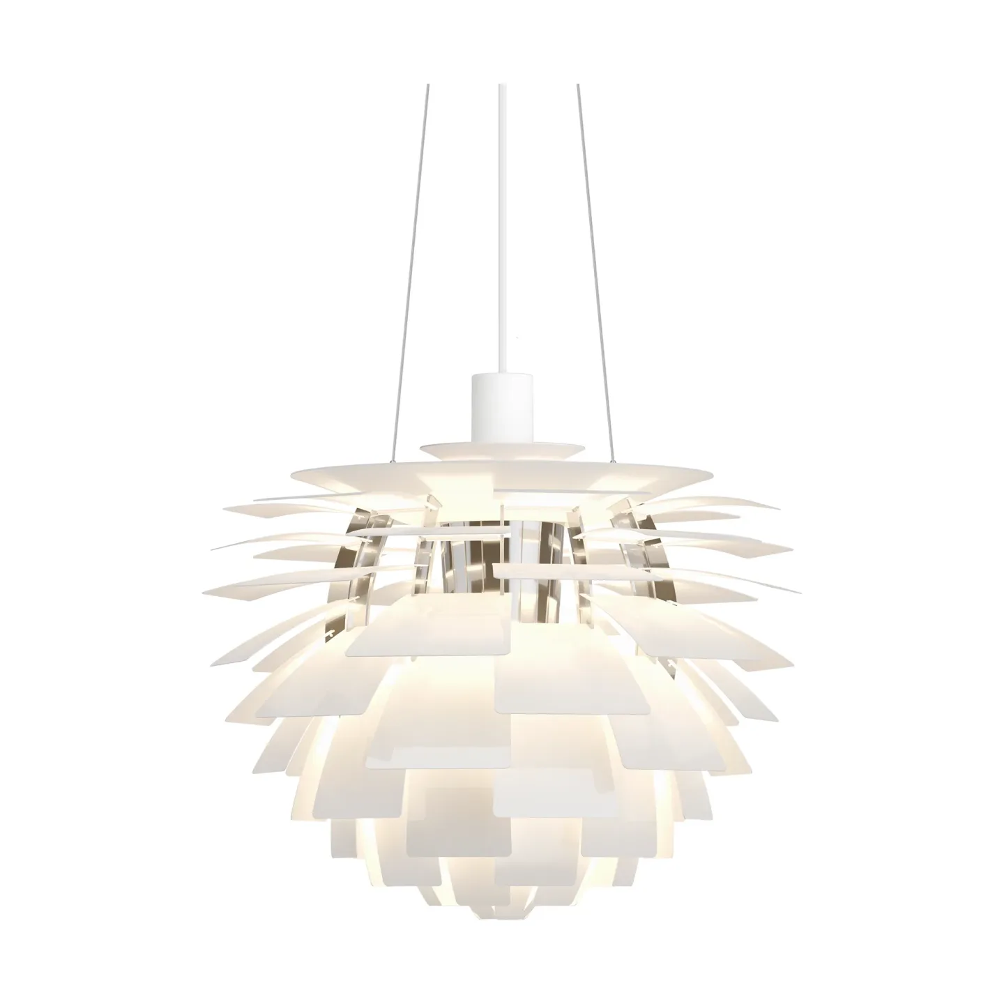 Louis Poulsen PH Artichoke Kotte pendel LED Vit, Ø48 cm