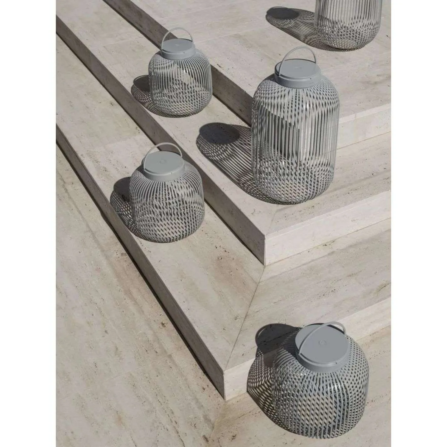 Lito Portable LED Außenleuchte L Granite Gray - Blomus - Terrasse - Aluminium