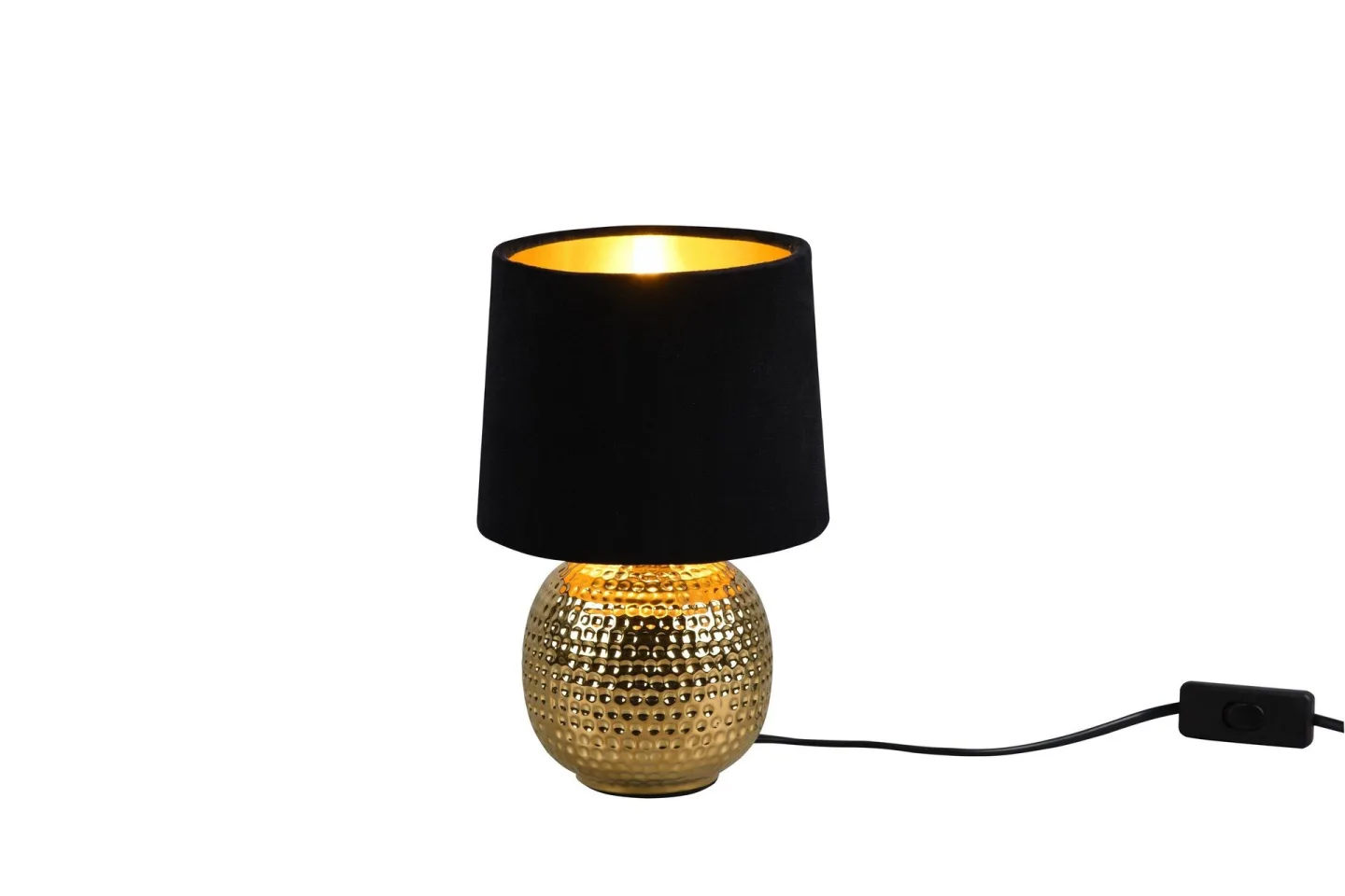 Sophia Bordslampa E14 svart/ guld - Svart/Guld