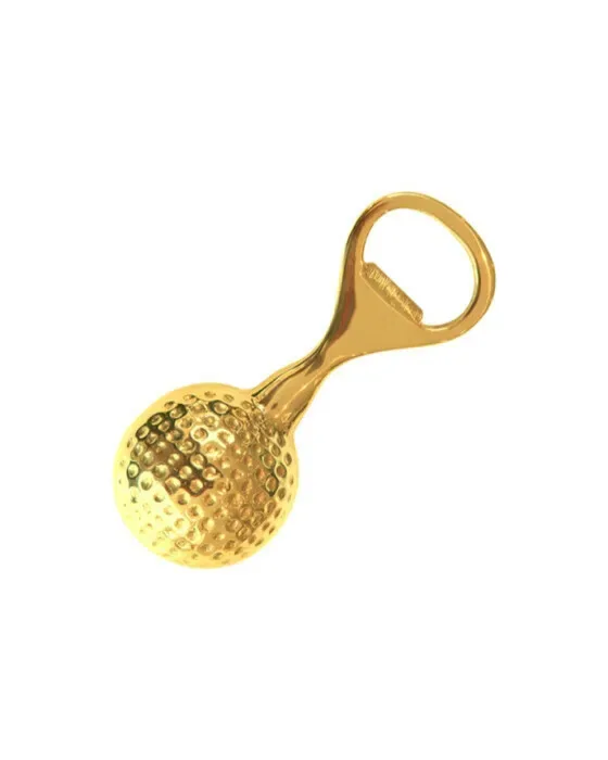 Golfboll flasköppnare mässing