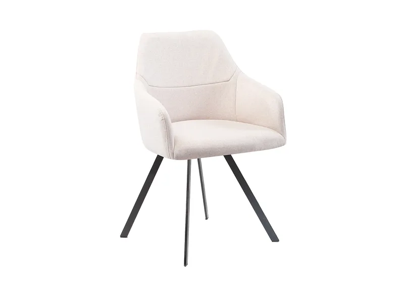Stuhl AROSA Stoff beige drehsitz