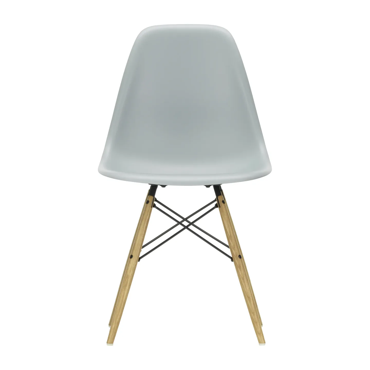 Vitra Eames Plastic Side Chair RE DSW stol 24 light grey-ash