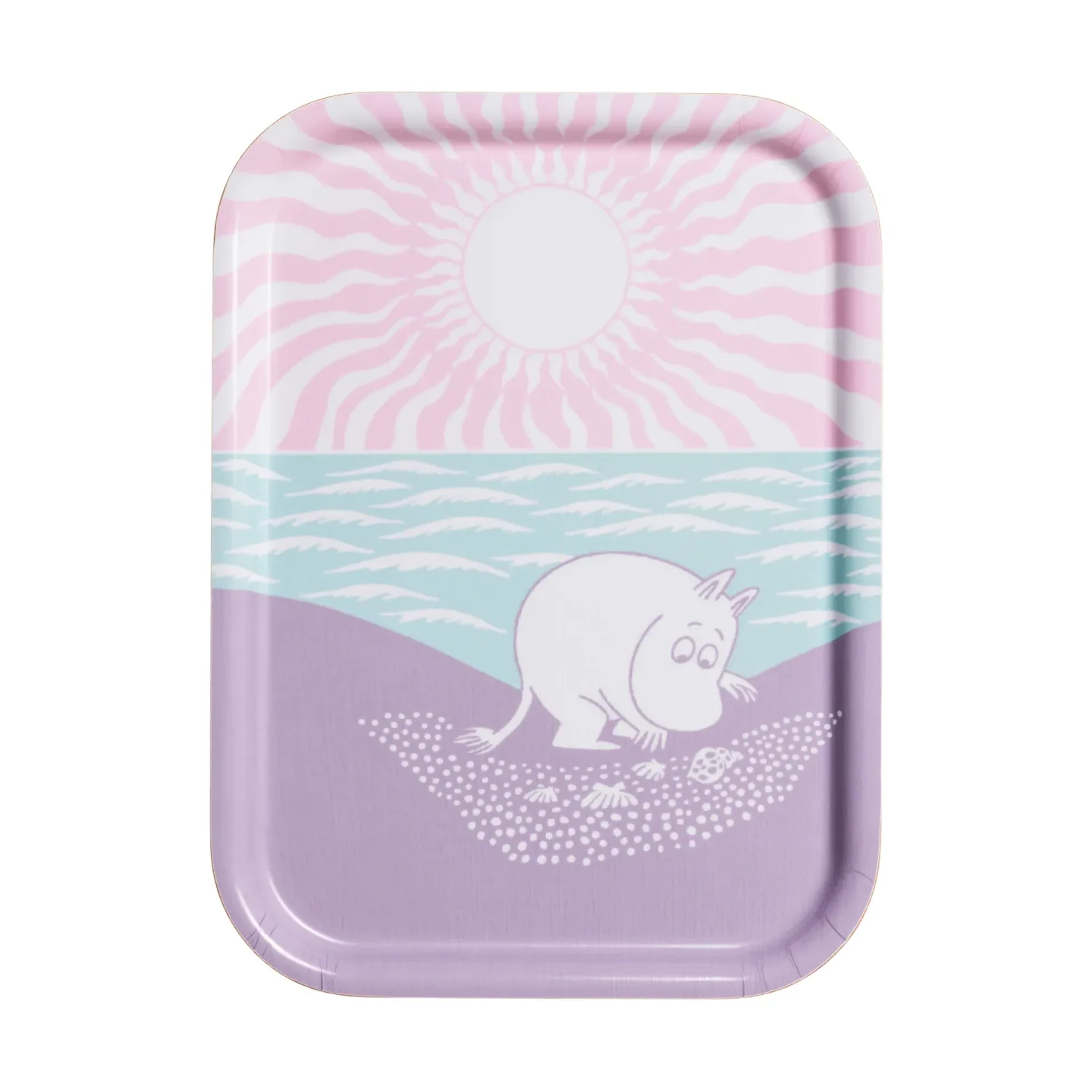 Moomin Arabia Beach day Mumin Tablett 20x27 cm
