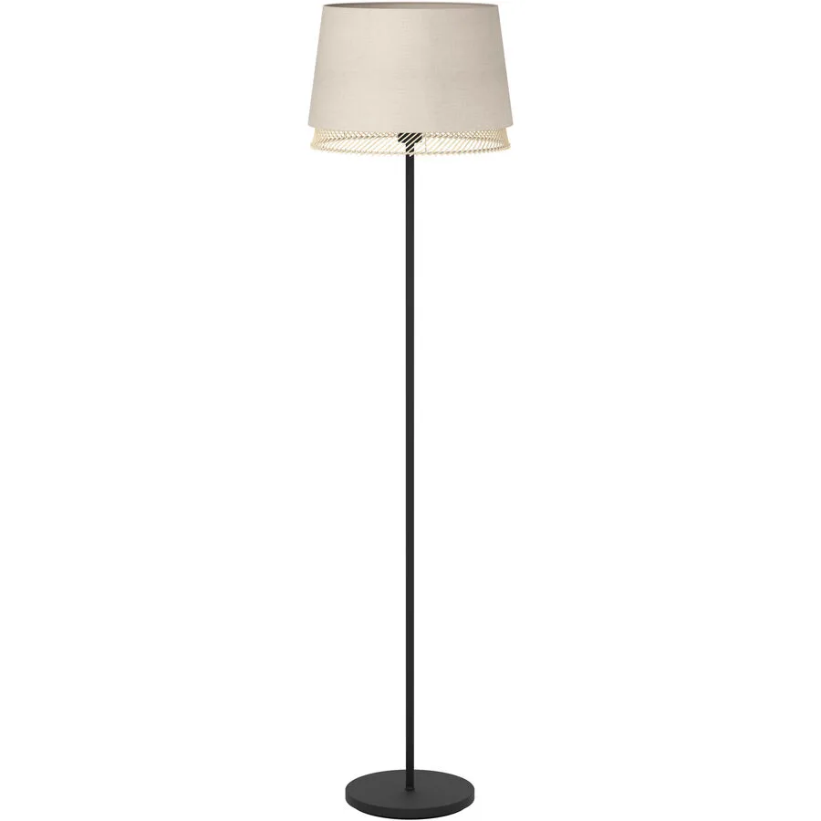 Eglo Stehlampe Tabley Schwarz Stahl 153 cm
