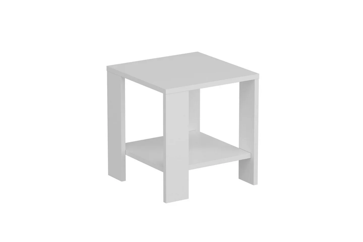 Asrel Sidobord 40 cm - Vit