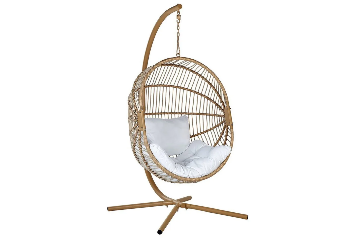 Hängstol Acri - Beige, vit