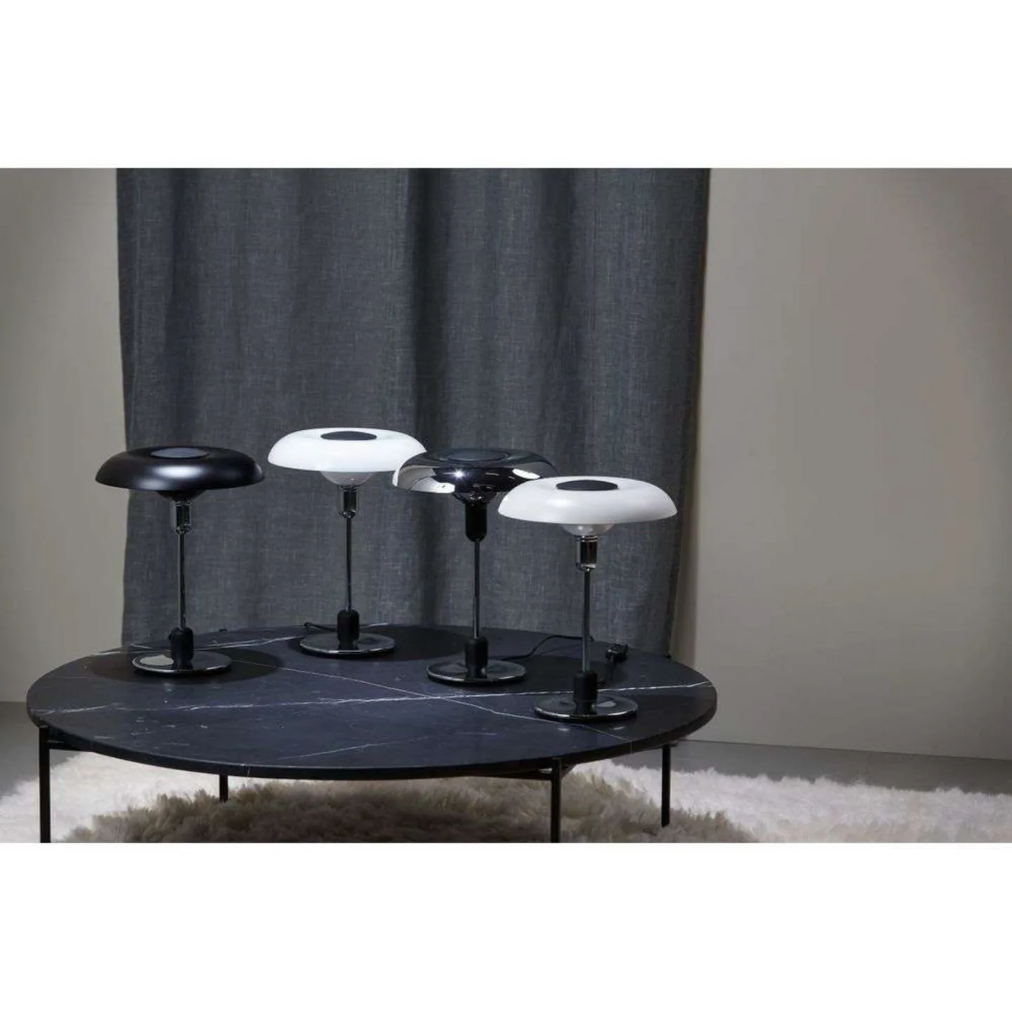 RA 250 D Bordslampa Vit - Piet Hein - Vardagsrum - Metall
