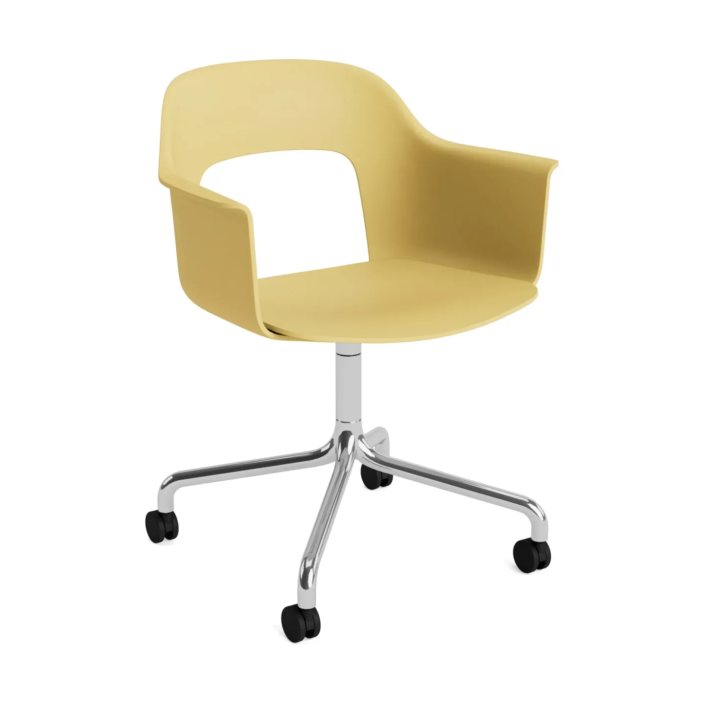 HAY Layout Armchair 261 stol Biscotti-polerad aluminium