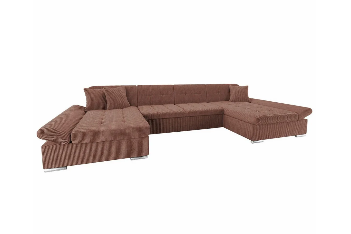 Kintore 4-sits Hörnbäddsoffa Brown -
