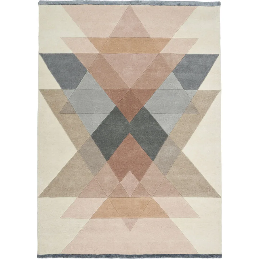 Teppich Freya Beige Wolle 200 cm 300 cm - Teppich