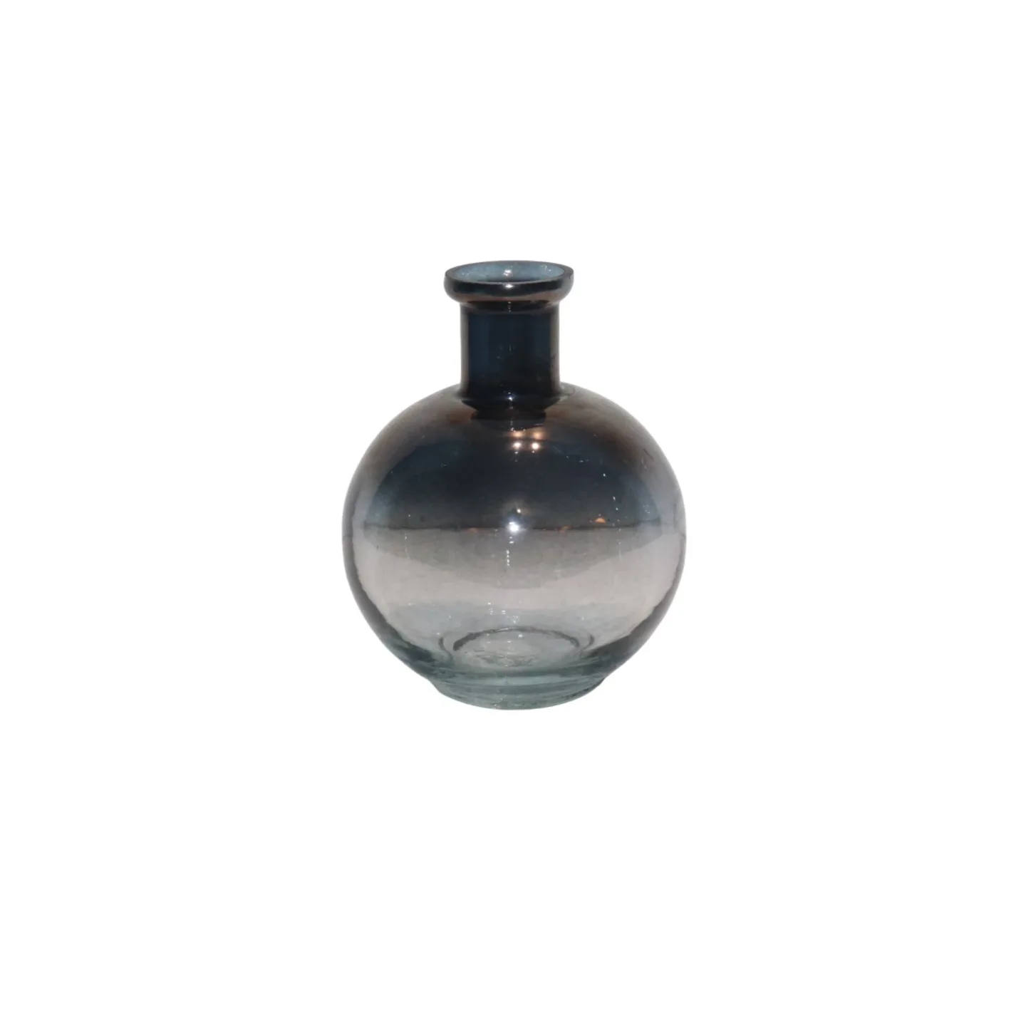 Decofinder Vase Glas Grau H: 13cm | Schubiger Möbel