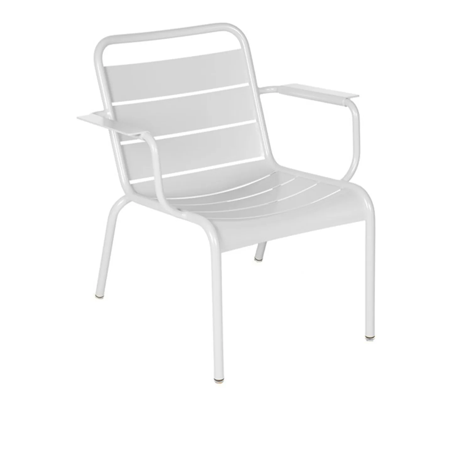 Fermob - Luxembourg Lounge Armchair - Cotton White - Fåtöljer utomhus - Frédéric Sofia - Vit - Metall