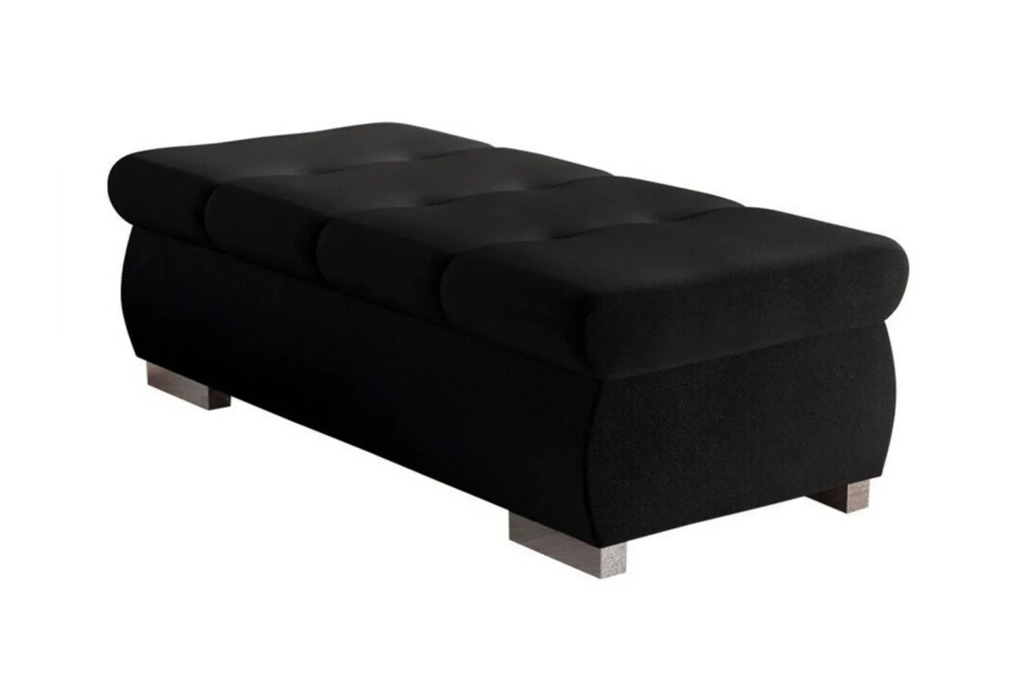 Cerys Fotpall 60 cm - Svart