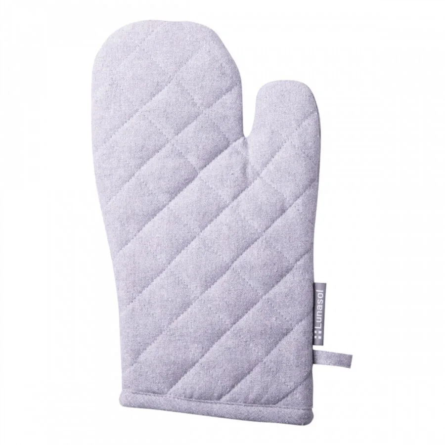 Sola Ofenhandschuh Basic Ambiente silber Recycelte Baumwolle B 19 cm