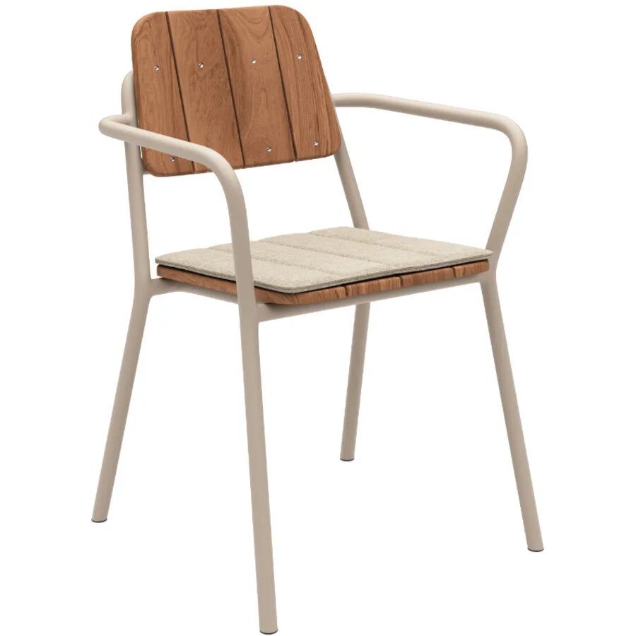 SACKit Sitzkissen Kirra sand holz, olefin B 39 T 39 cm