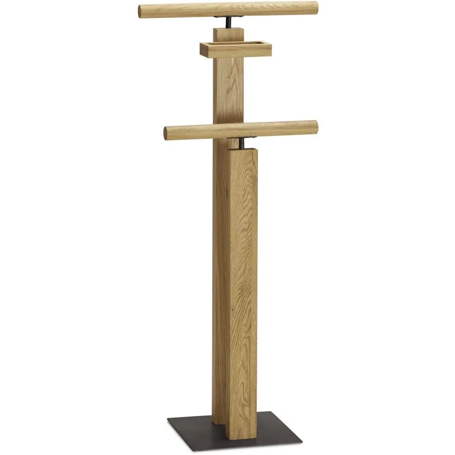 Hasena Herrendiener Claudio Eiche, anthrazit Eiche massiv, Metall pulverbeschichtet B 45 cm