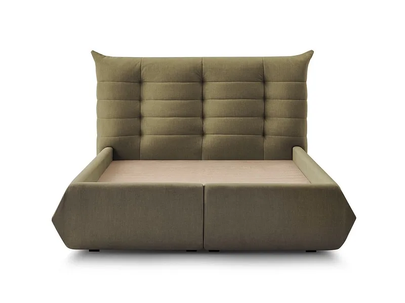 Kastenbett BOBOCHIC CLOTHILDE 160x200cm spanplatte grün
