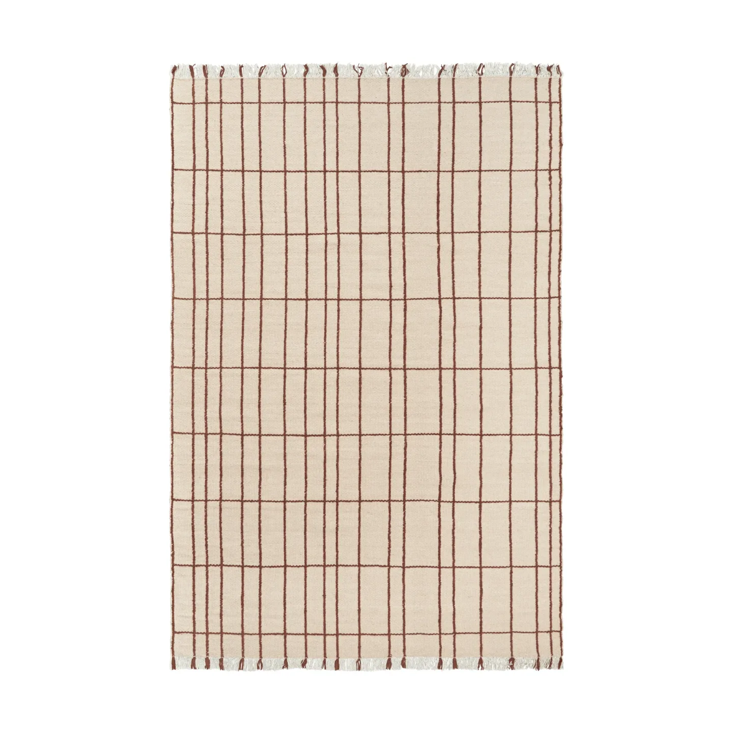 Ferm Living Späte Teppich Parchment-chestnut, 200x300 cm