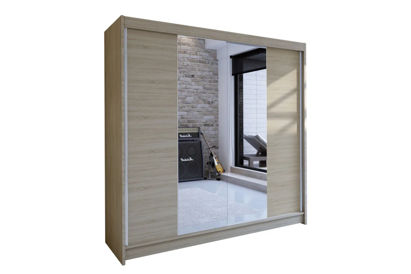 Talin Garderob 180x58x215 cm - Beige
