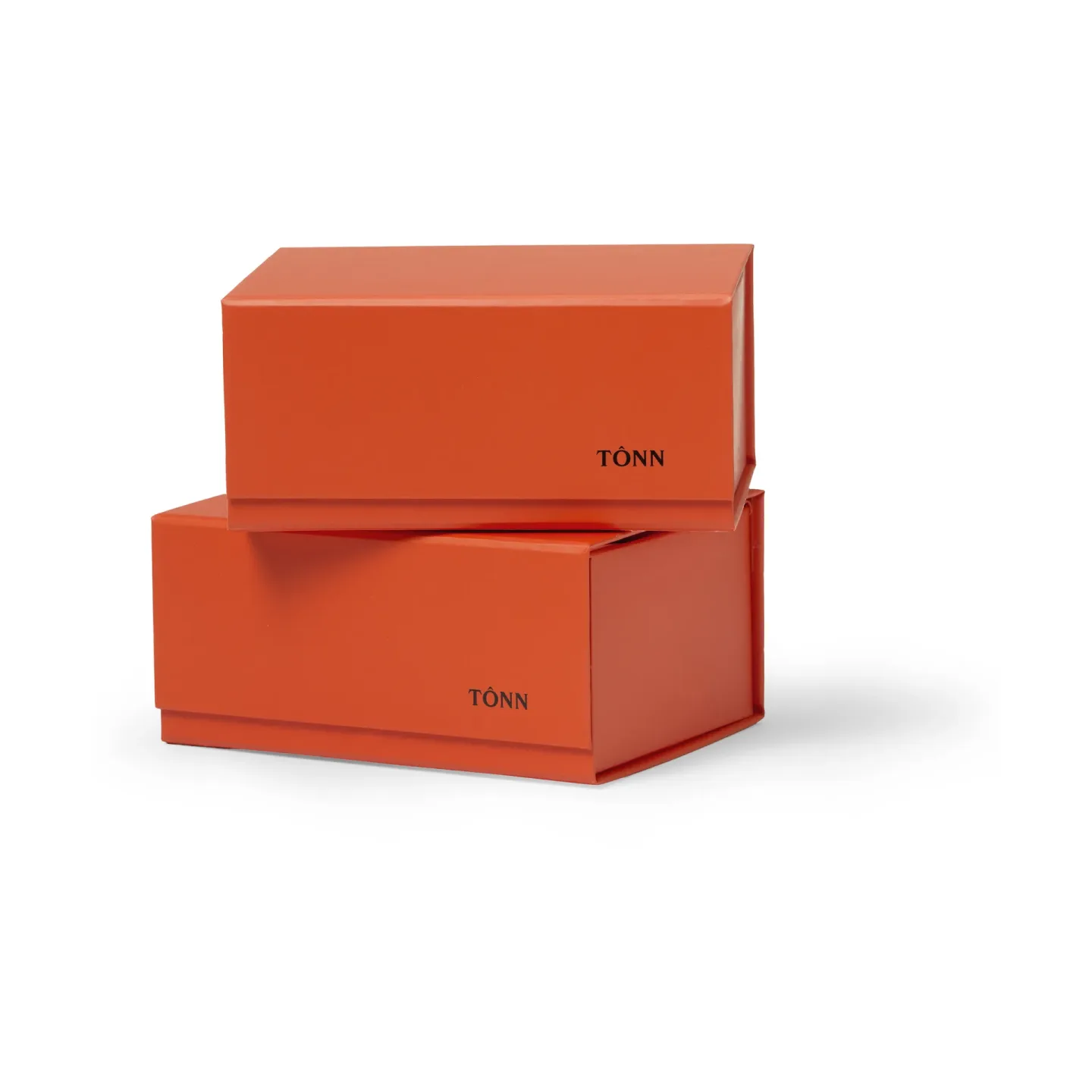 TÔNN furniture Pac box Aufbewahrungsbox Danish red, klein 11x10,5x16 cm, 2-teilig