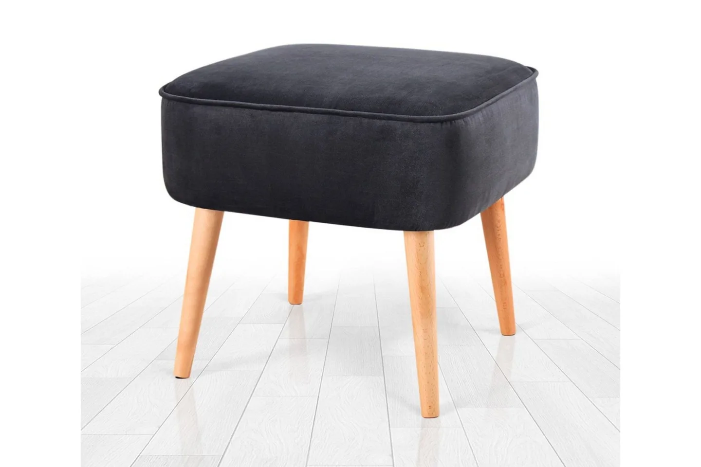 Anaro Sittpuff 45 cm Rektangulär - Mörkgrå