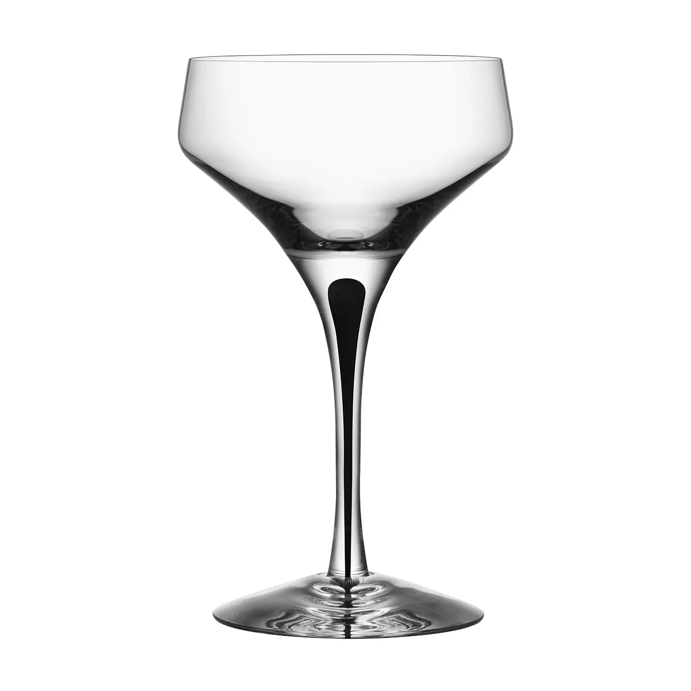 Orrefors Metropol champagnekupa 24 cl Svart