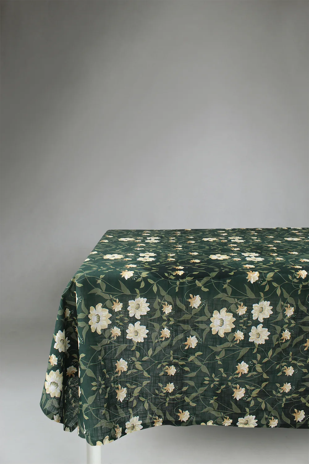 Dukar - Bomullsduk Bodil (grønn) (Størrelse: 140 x 250 cm)