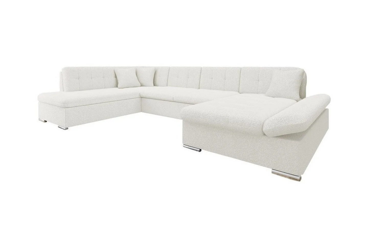 Zumar 5-sits Hörnbäddsoffa White -