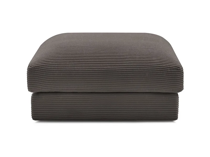 Sitzsack BOBOCHIC LEONARD 86x86x43cm cord-stoff rotbraun