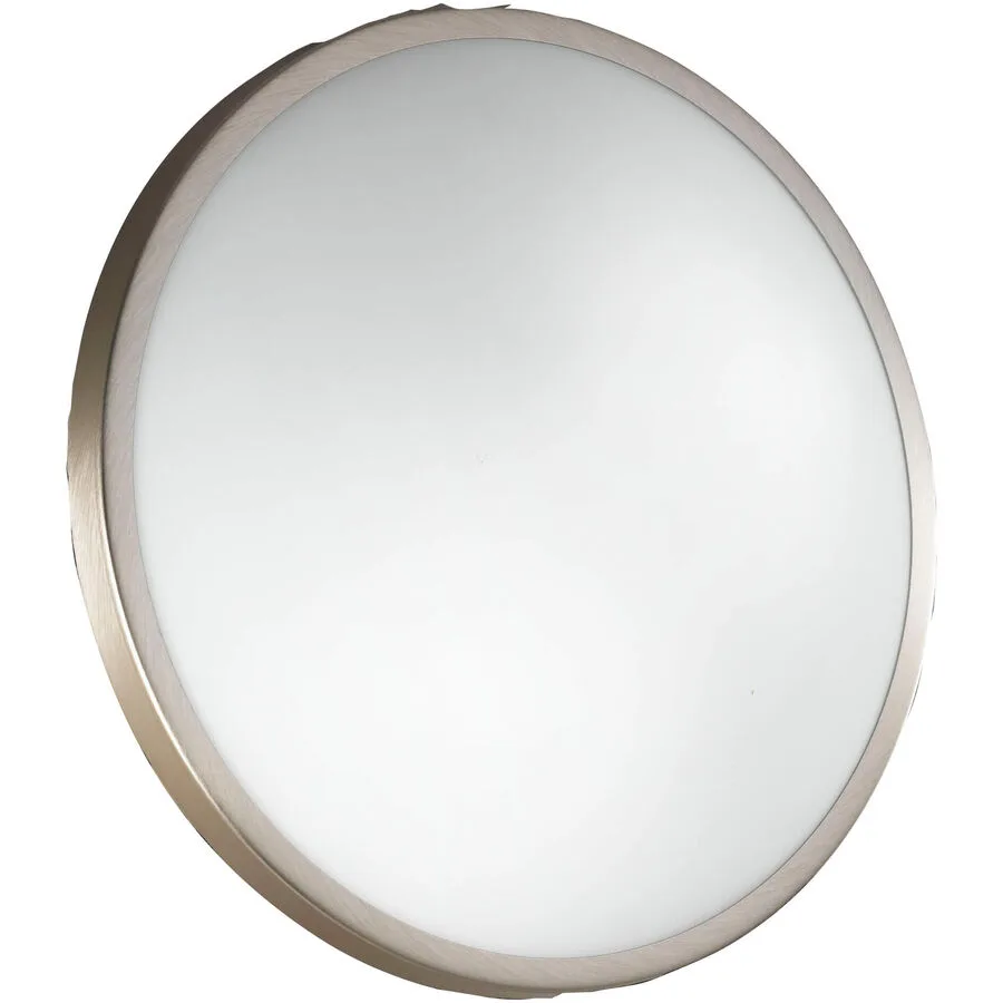 Deckenlampe Paola Grau Metall - Farbe: Nickel satiniert
