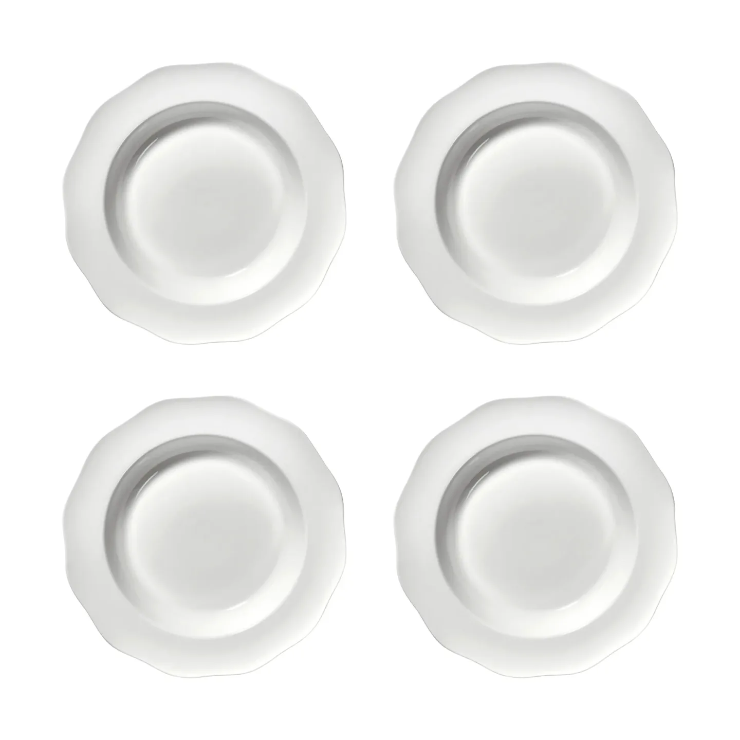Serax Silhouette Pasta Teller Ø22 cm 4er pack White