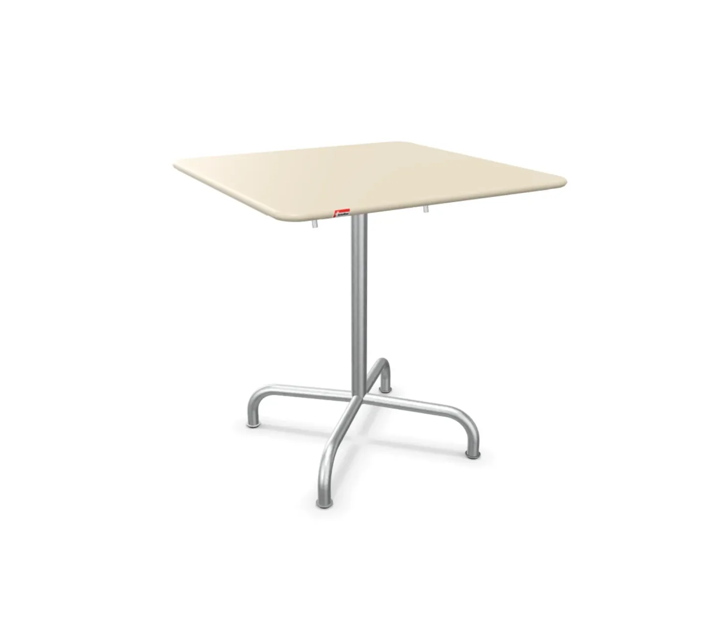 Schaffner Metall-Tisch Rigi Quadratisch Feuerverzinkt Beige | Schubiger Möbel