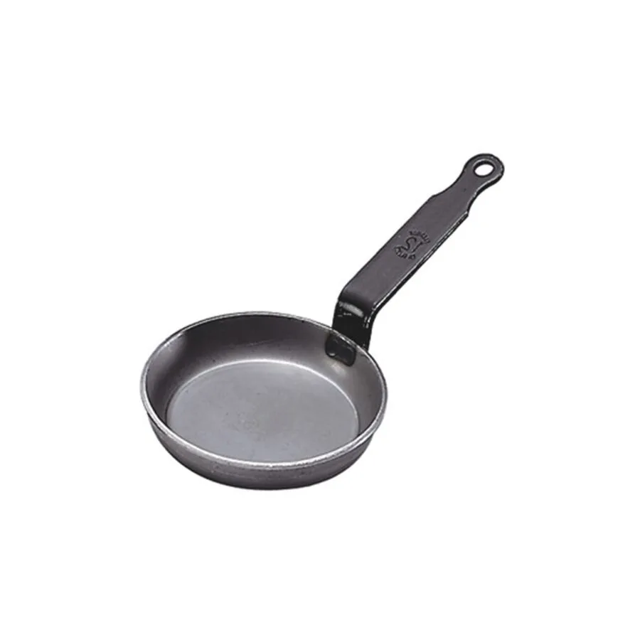 De Buyer Pfännchen Carbone Plus Grau Blech/Stahl 12 cm 2 cm 12 cm - Material: Stahlblech