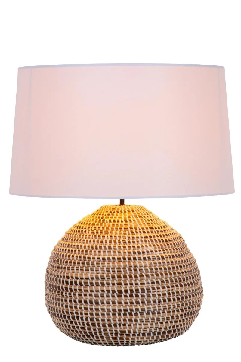 Lucide - Maduka 54cm - Bordslampa - Natur
