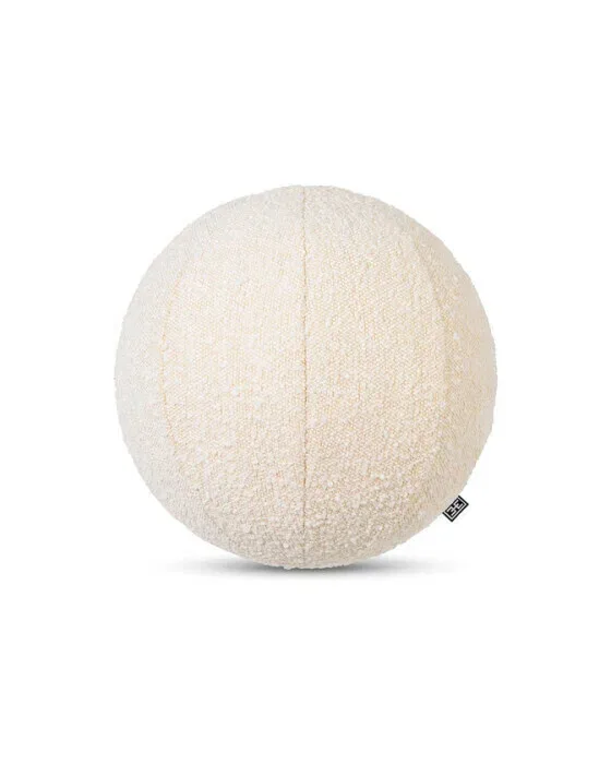 Palla rund pude bouclé cream