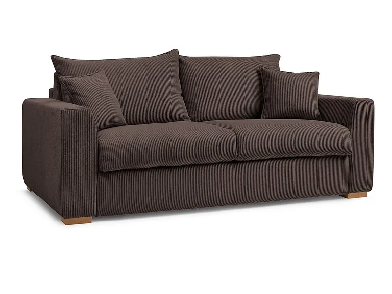 Bettsofa BOBOCHIC AUGUSTIN Cord-Stoff rotbraun